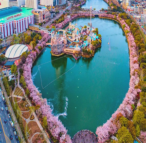 Du lịch Hàn Quốc mùa Xuân - Seoul - Nami - Lotte World - Lễ hội Hoa Anh Đào hồ Seokchon từ Hà Nội 2025