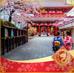 Du lịch Tết Nguyên Đán Tour Nhật Bản Osaka - Kyoto - Fuji - Tokyo từ Hà Nội 2024