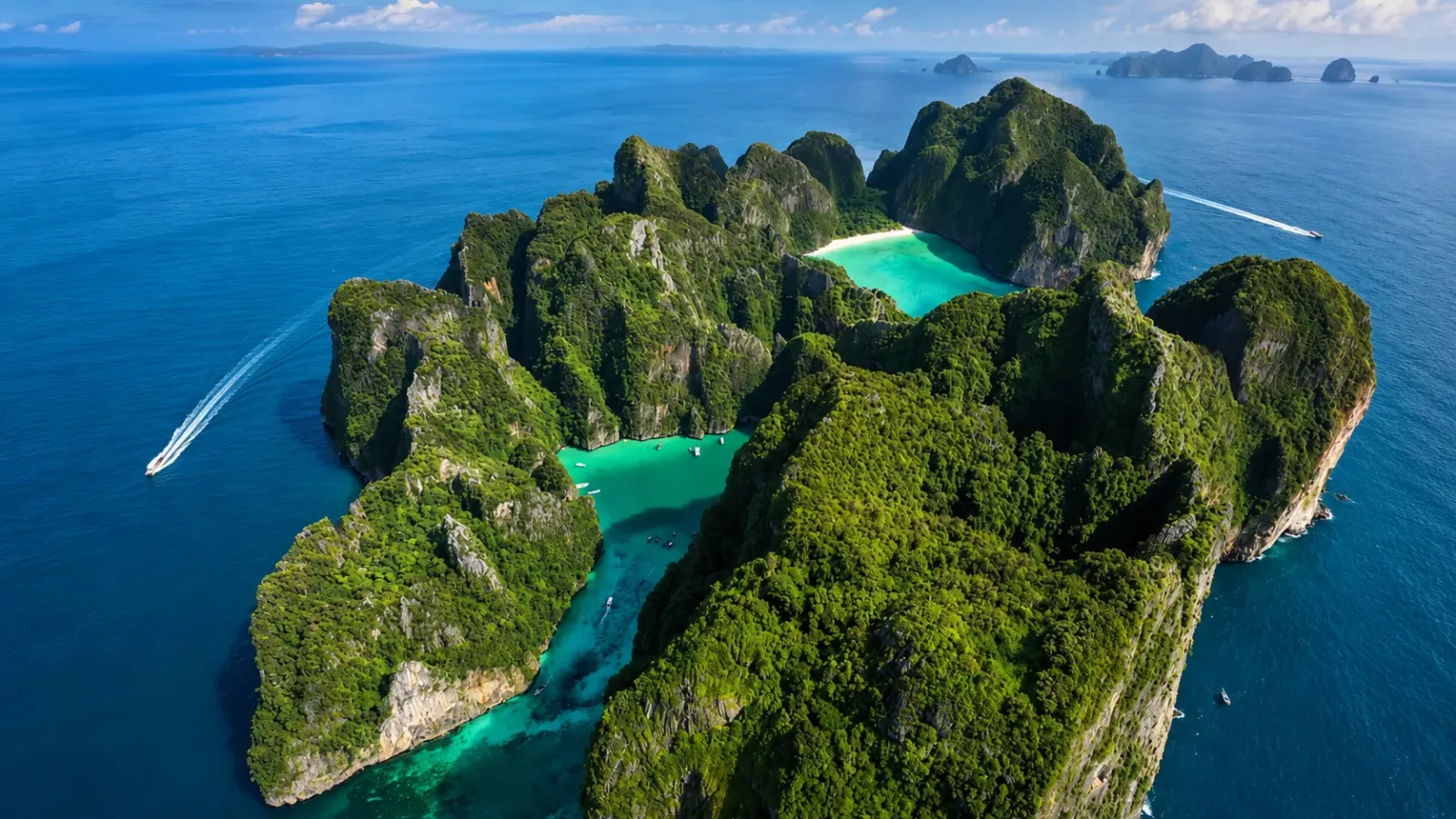 Cảnh quan biển và đảo tại Thái Lan