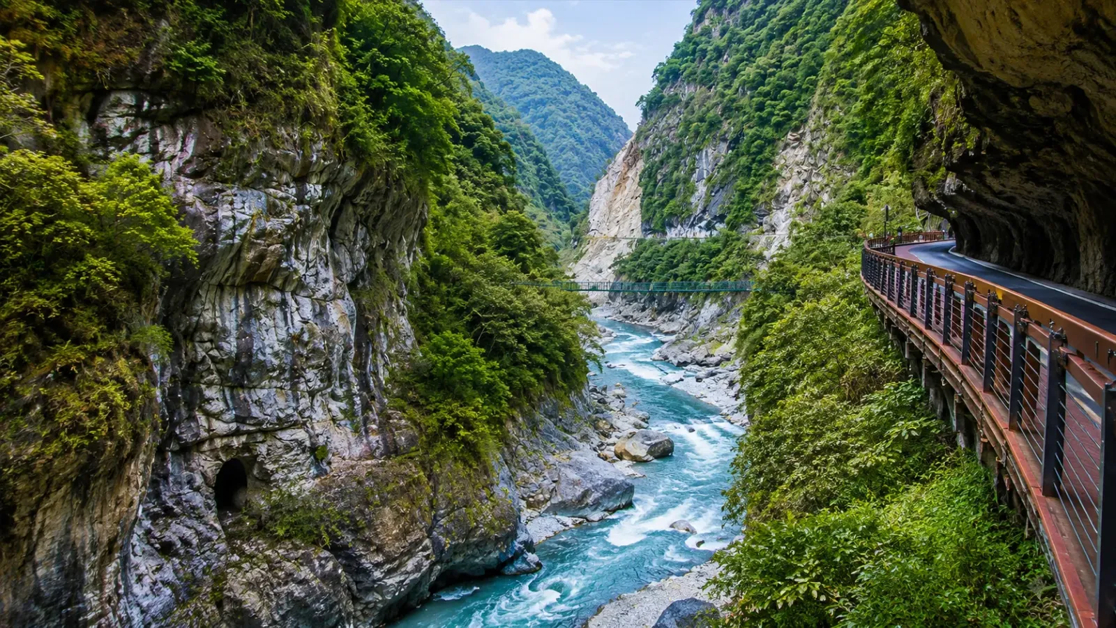 Cảnh quan công viên quốc gia Taroko tại Đài Loan