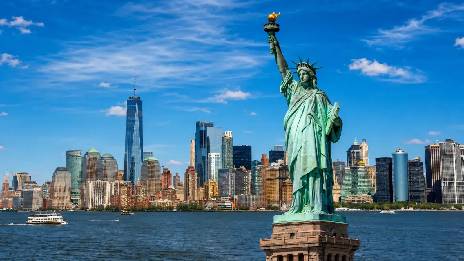 Tượng Nữ thần Tự do New York - điểm đến nổi bật trong tour Bờ Đông Hoa Kỳ