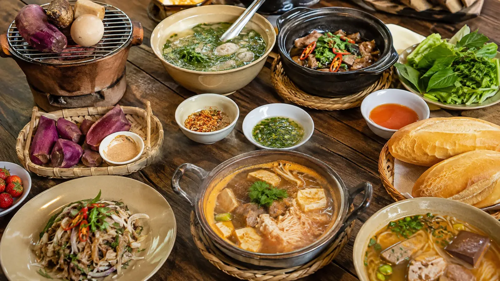 Các món ăn nóng và đặc sản thường được du khách thưởng thức tại Đà Lạt