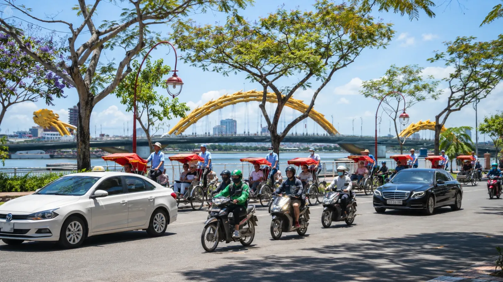 Phương tiện di chuyển phục vụ du khách tại Đà Nẵng