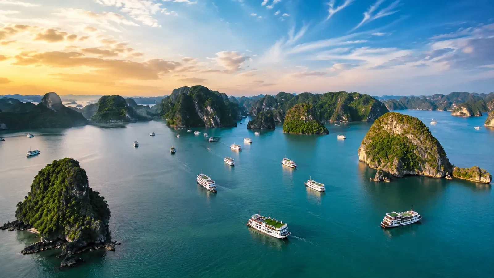 Phương tiện đưa khách đến khu vực vịnh Hạ Long