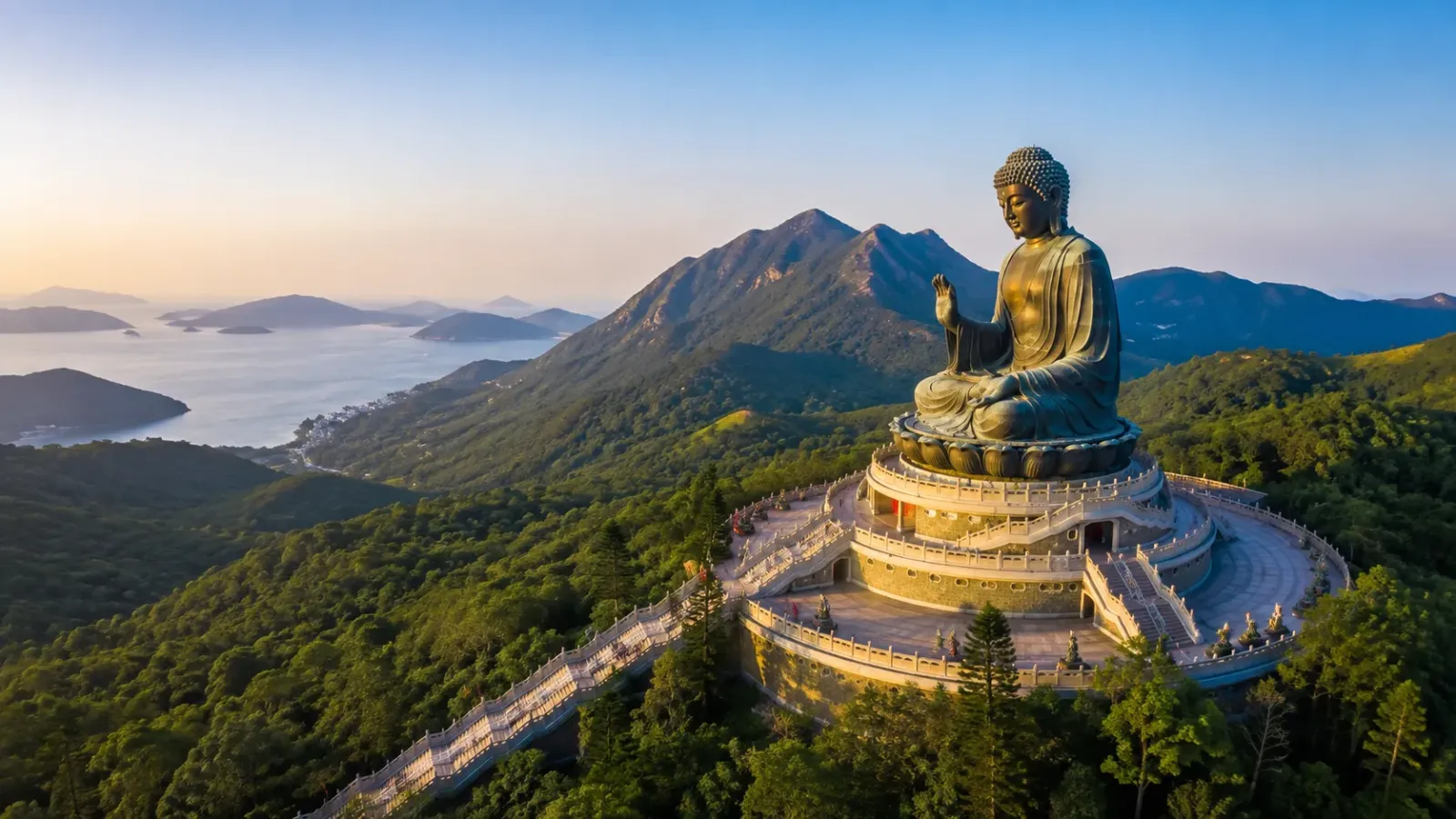 Tian Tan Buddha Đại Phật Thiên Đàn tại Ngong Ping Hồng Kông