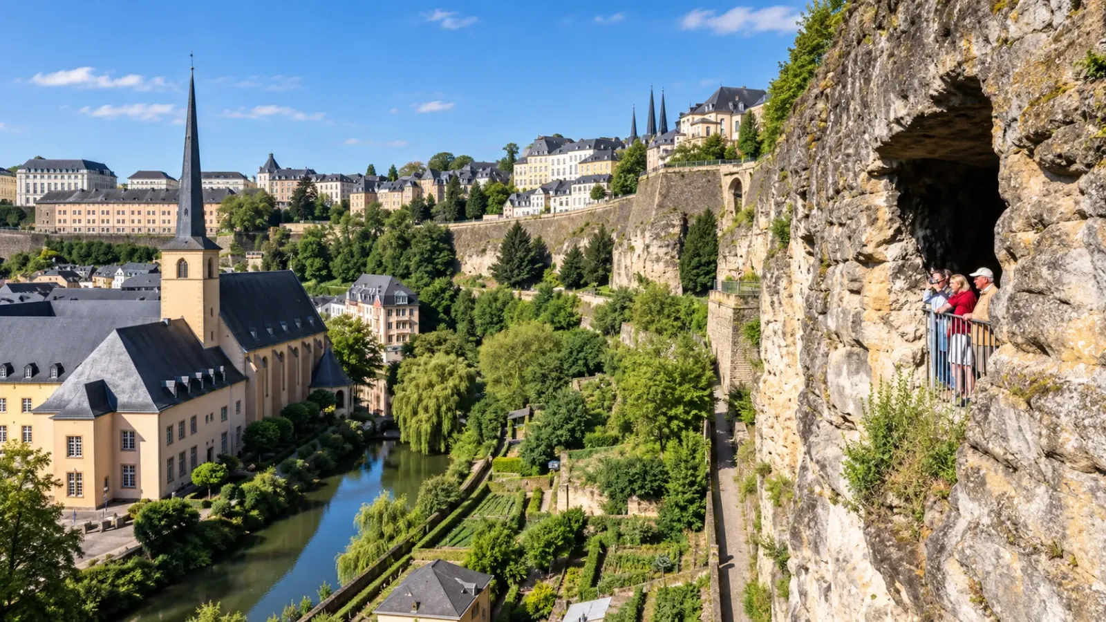 Bock Casemates và công sự lịch sử tại Luxemborg City