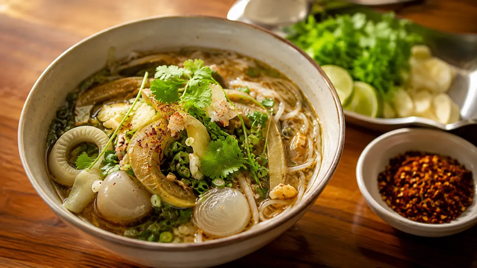Mohinga món bún cá phổ biến tại Myanmar