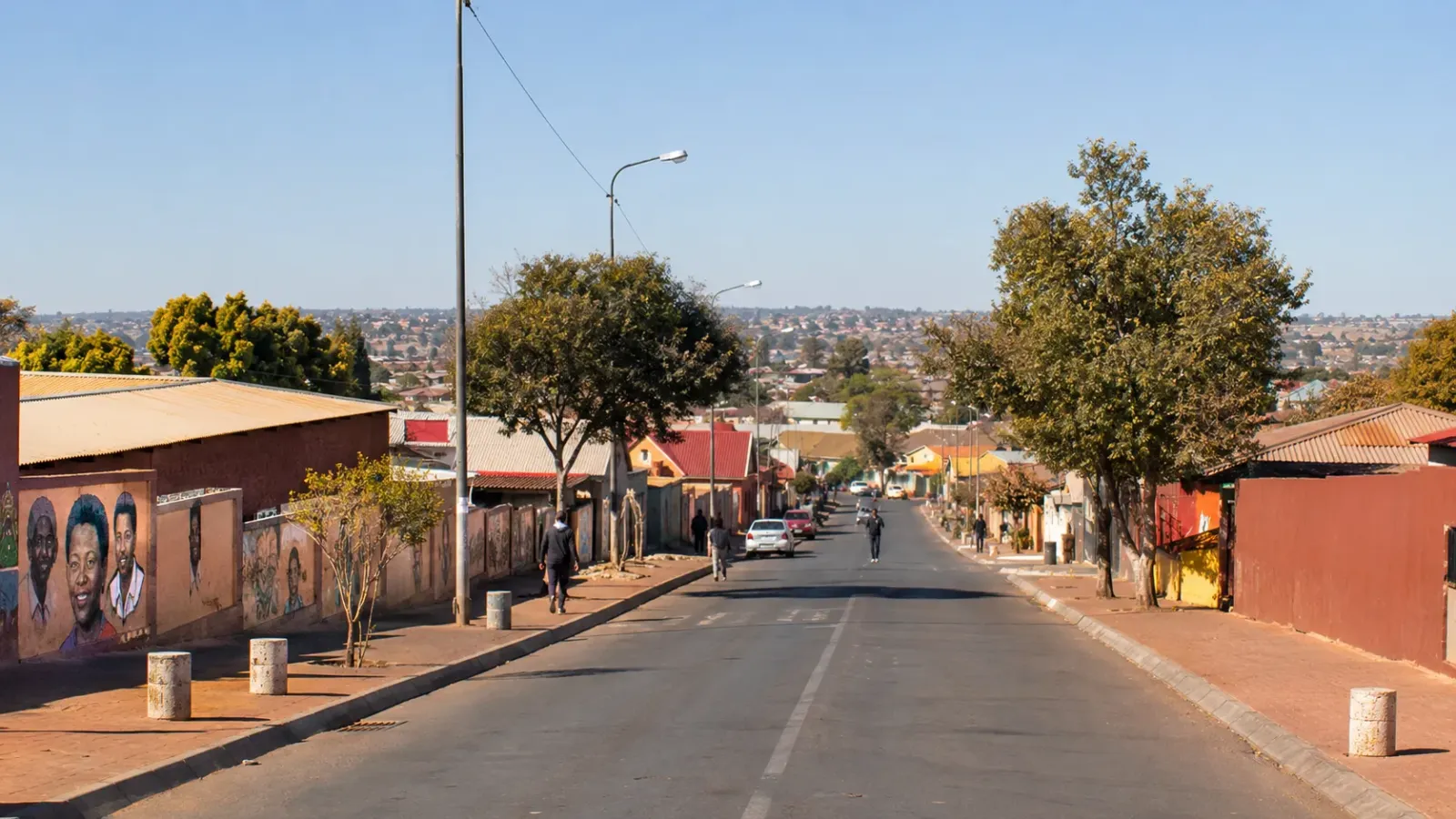 Phố Vilakazi tại khu Soweto, Johannesburg, Nam Phi