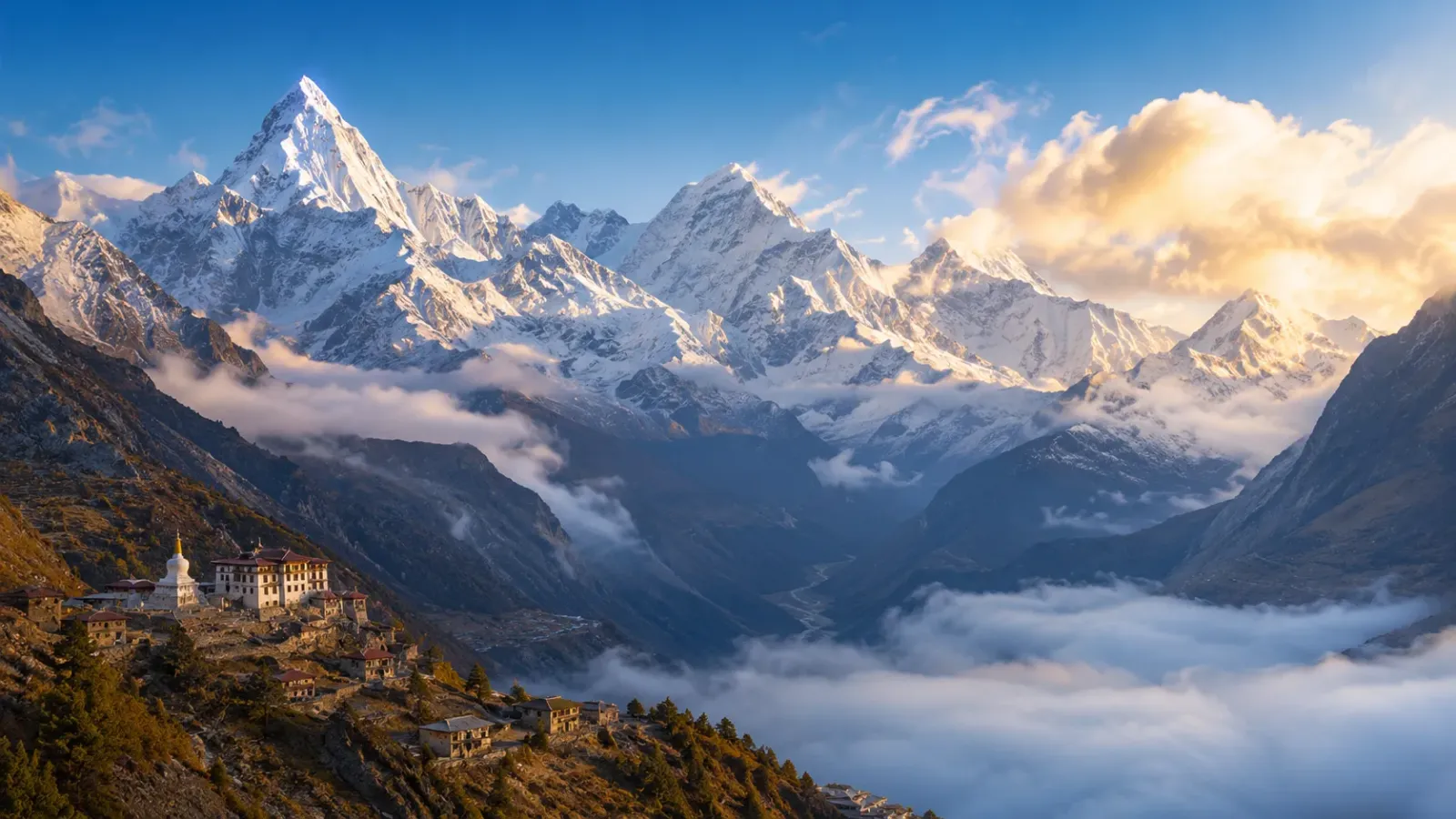 Dãy Himalaya hùng vĩ trong hành trình khám phá Nepal