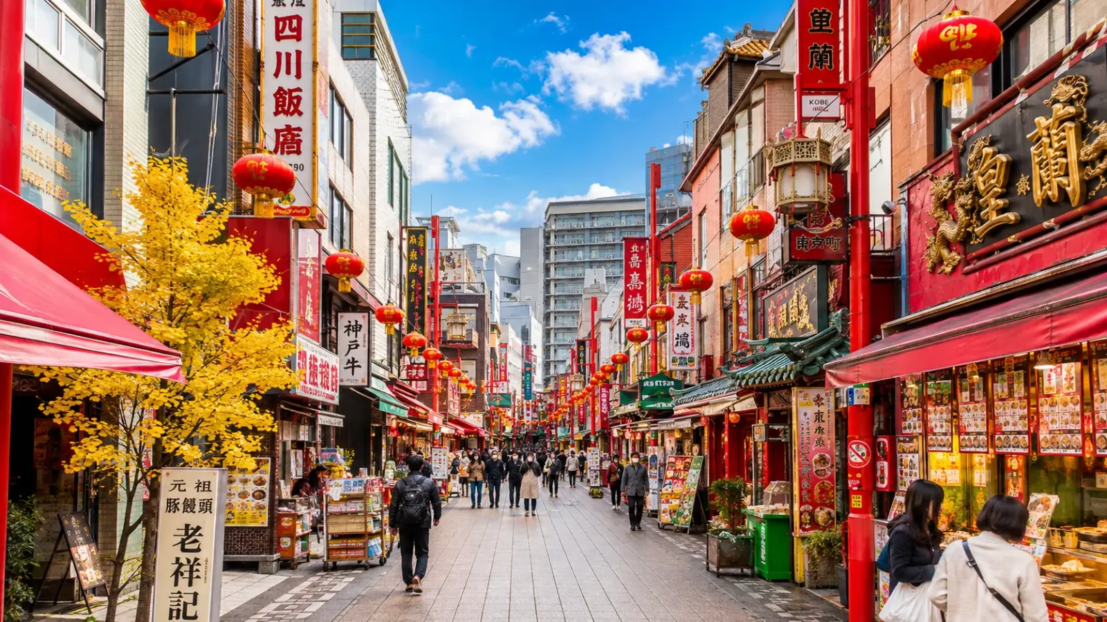 Khu phố Nankinmachi tại Kobe Nhật Bản