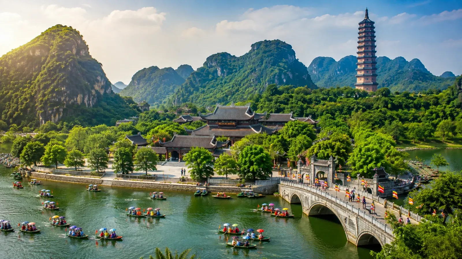 Cảnh quan các đặc điểm tham quan nổi bật tại Ninh Bình
