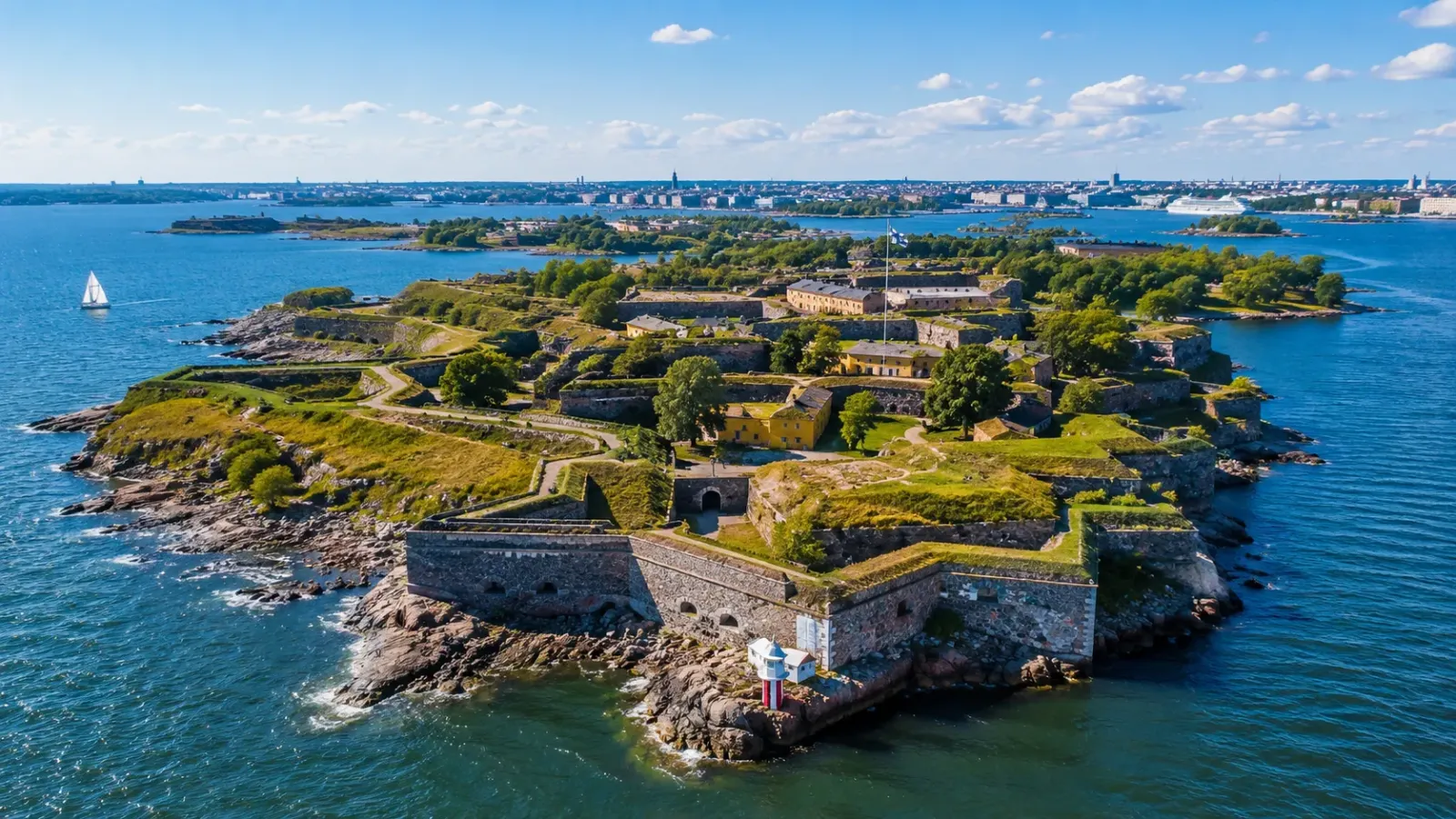 Pháo đài biển Suomenlinna gần Helsinki Phần Lan
