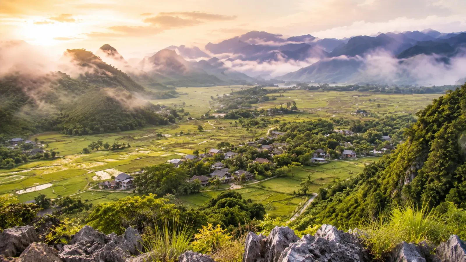 Thung lũng Mai Châu và các bản du lịch cộng đồng