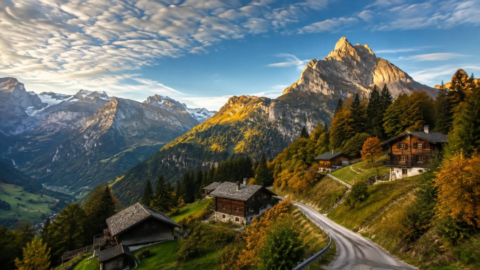 Dãy núi Alps hùng vĩ tại Thụy Sĩ trong hành trình Tây Âu
