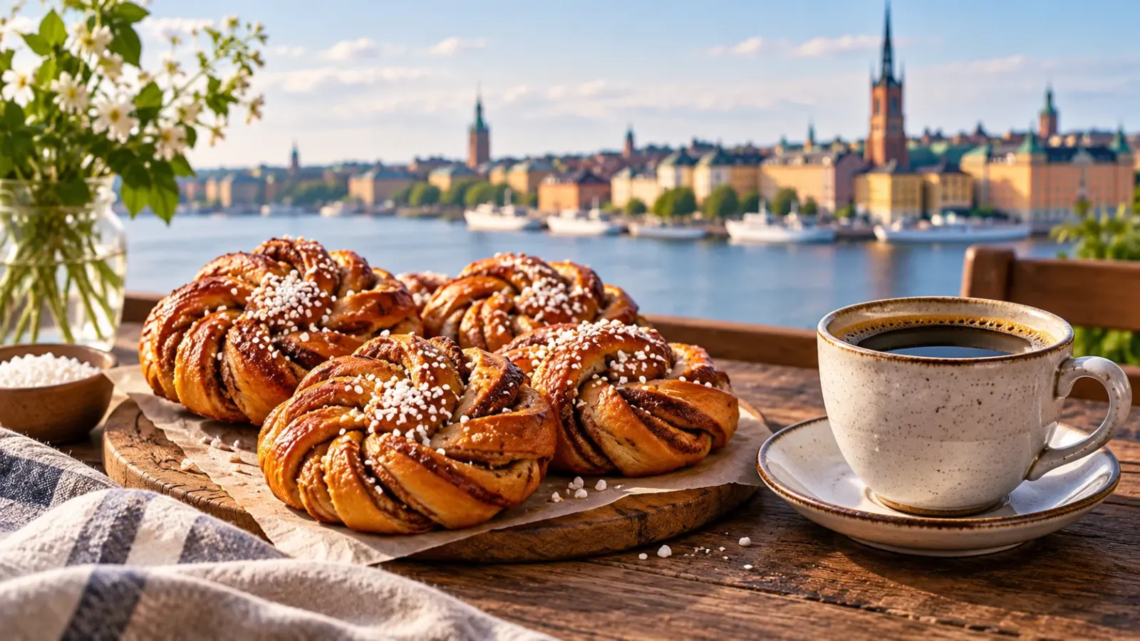 Bánh quế kanelbulle và cà phê trong văn hóa fika của Thụy Điển