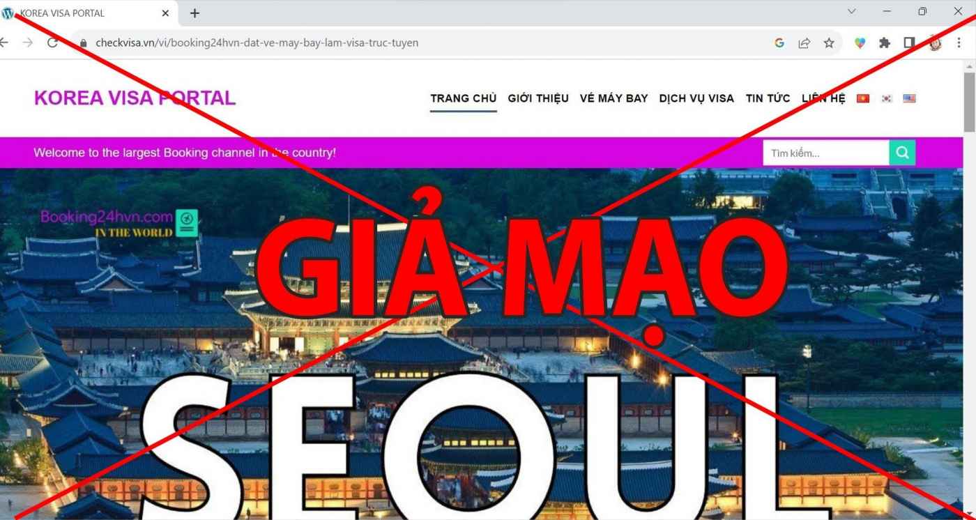 Thông tin cảnh báo - Tránh kẻ xấu giả mạo Du Lịch Việt gây hậu quả đáng tiếc