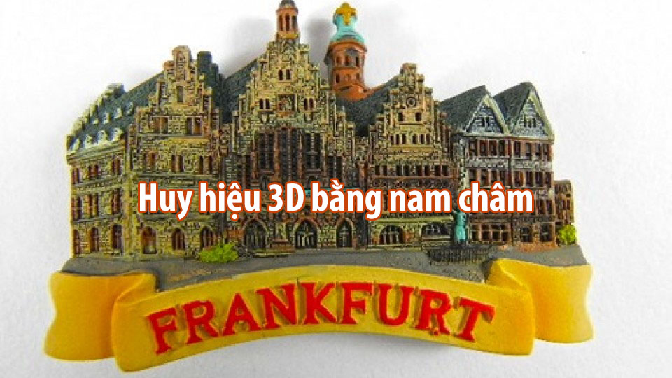Du lịch Đức - Huy hiệu 3D bằng nam châm