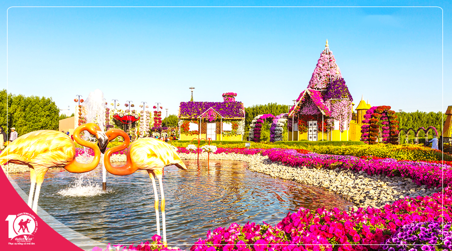 Du lịch Tết âm lịch 2019 - Tour Dubai tham quan vườn hoa Miracle Garden từ Sài Gòn giá tốt