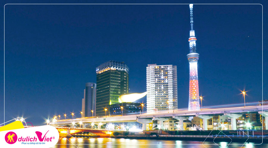 Khám phá và tham quan tháp truyền hinh Tokyo Sky Tree Tết Âm lịch 2020