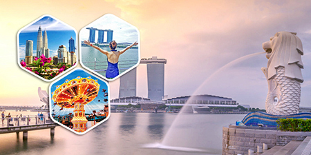 Du lịch Châu Á -  Liên Tuyến Singapore - Malaysia bay Vietjet Air từ Sài gòn