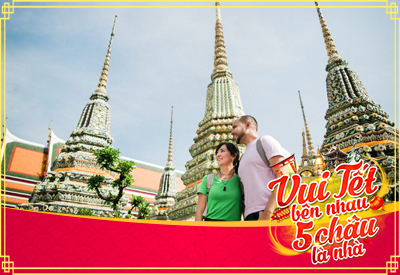 Du lịch Thái Lan Tết Nguyên Đán BangKok - Pattaya 5 ngày giá tốt từ Hà Nội