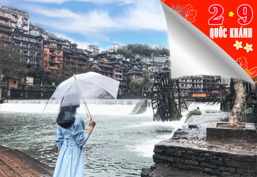 Du lịch dịp lễ 2/9 Trương Gia Giới - Phượng Hoàng Cổ Trấn đường bay từ Hà Nội