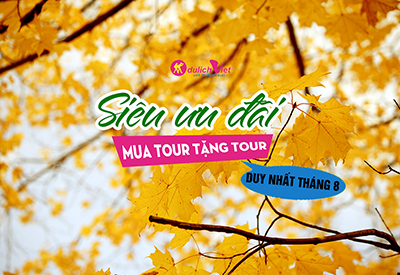 ​KHOẢNH KHẮC THU VÀNG - RỘN RÀNG ƯU ĐÃI - MUA TOUR TẶNG TOUR
