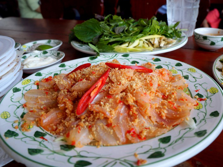 Gỏi cá mai Phú Yên tươi ngon