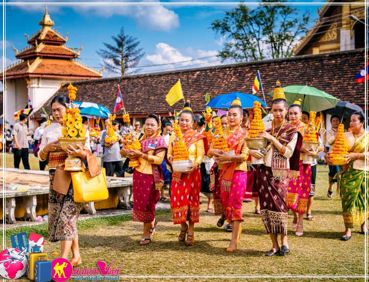 Du lịch Châu Á - Du lịch Lào - Đông Bắc Thái 5 ngày khám phá Lễ hội That Luang 2017