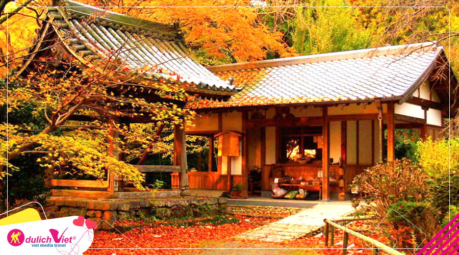 Những ngôi chùa và đền thờ cổ tại Kyoto vào mua thu_du lich việt