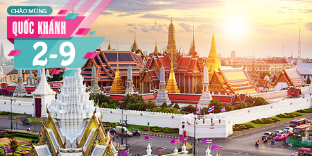 Du lịch Thái Lan dịp Lễ 2/9 khởi hành từ Sài Gòn giá tốt 2018