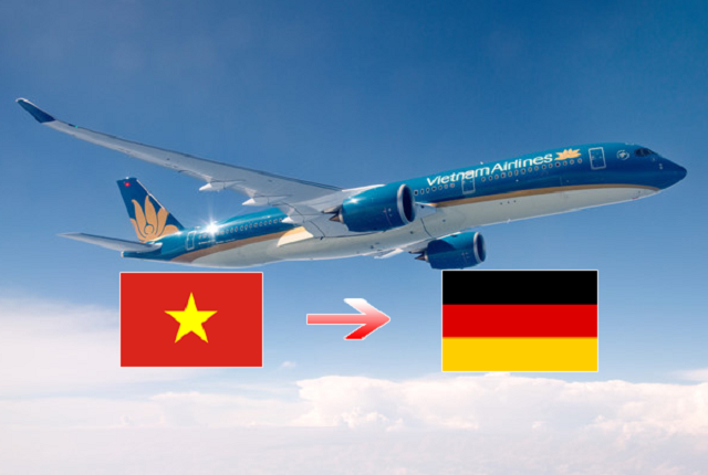 Khách du lịch đi từ Việt Nam sang Đức chỉ có thể di chuyển bằng máy bay 