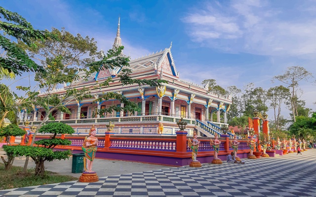 Khám phá chùa Chén Kiểu - ngôi chùa Khmer linh thiêng nổi tiếng Sóc Trăng