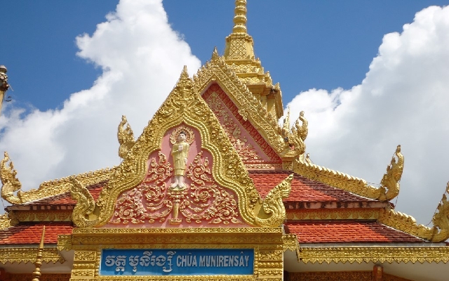 Chùa Munir Ansay - ngôi chùa Khmer linh thiêng nổi tiếng Cần Thơ