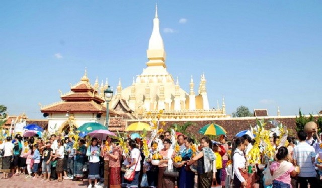Lào là nước có rất nhiều lễ hội trong năm