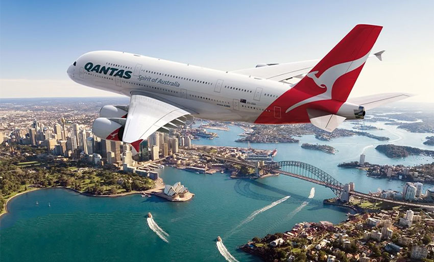 Máy bay phương tiện dành cho du khách du lịch Úc