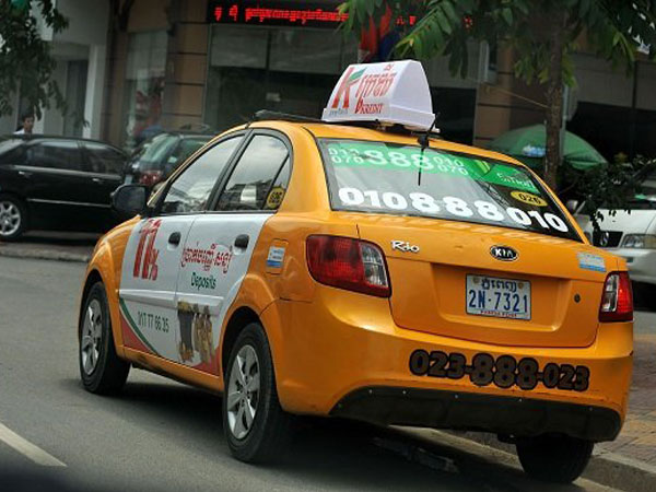 Taxi tại Campuchia không phổ biến như ở nước ta