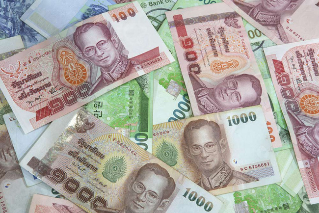 Hình ảnh tiền Thái Lan