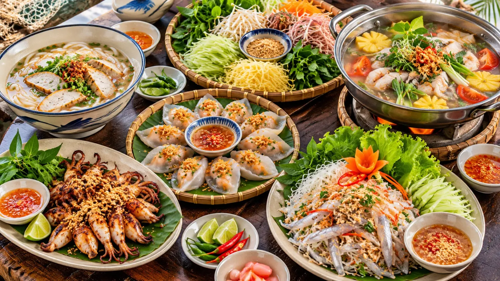 Các món ăn địa phương trong hành trình khám phá ẩm thực Phan Thiết và Mũi Né