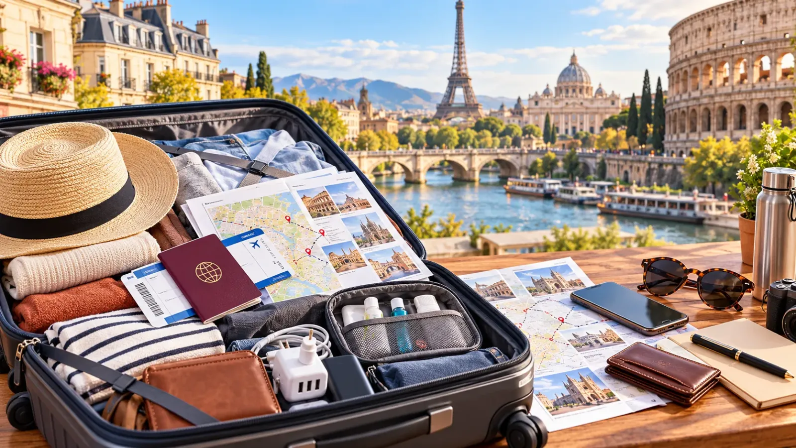 Hình minh họa những điều cần lưu ý khi tham gia tour du lịch châu Âu