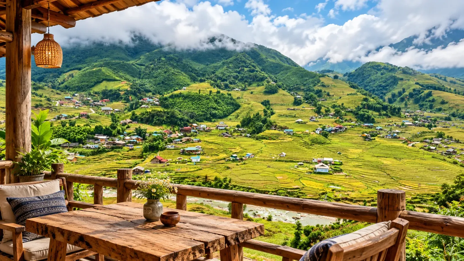 Không gian lưu trú giữa cảnh quan núi rừng Tây Bắc