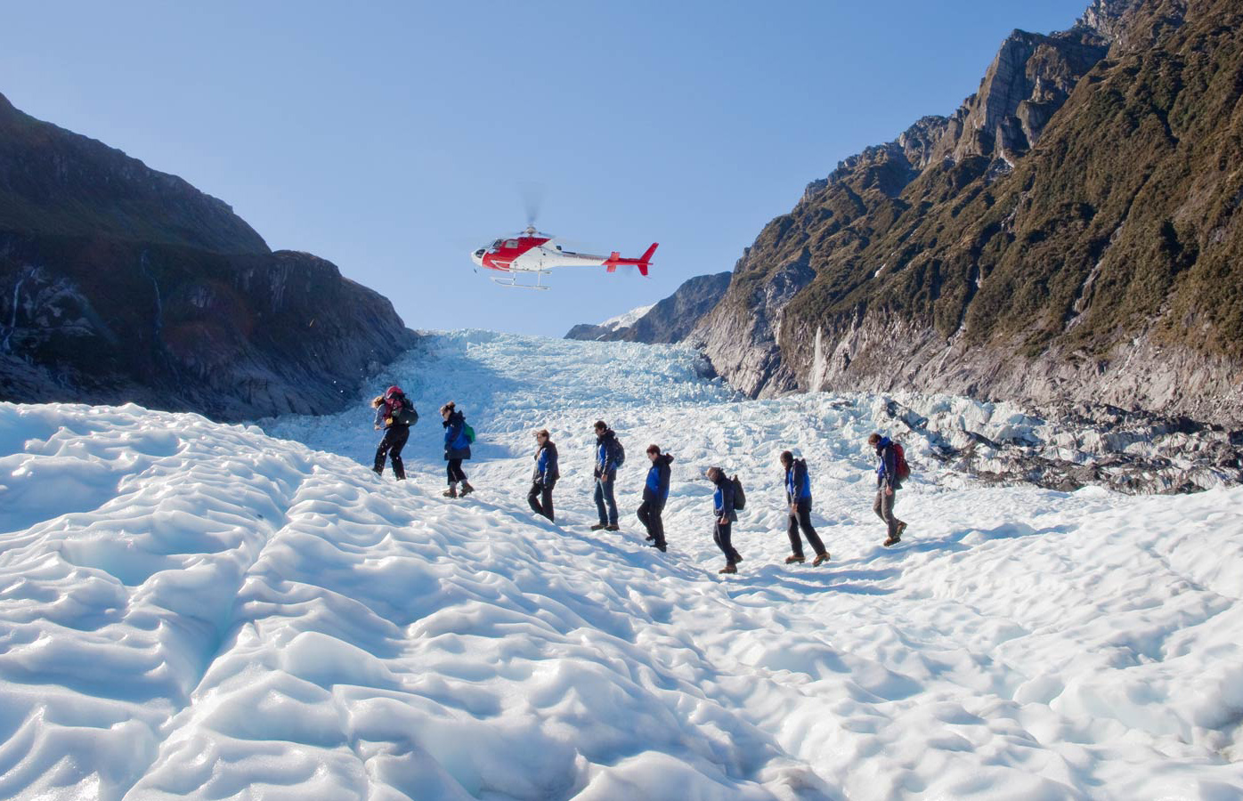 Sông băng Fox Glacier sẽ khiến bạn ngỡ ngàng trước vẻ đẹp của nó.