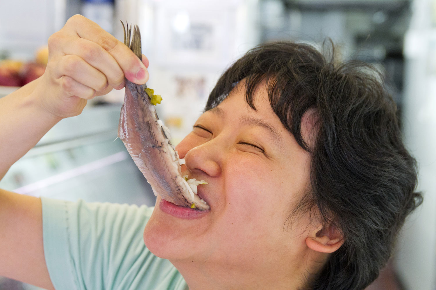 Cá herring là nguyên liệu nấu ăn rất phổ biến tại Hà Lan. Tour Ha Lan.