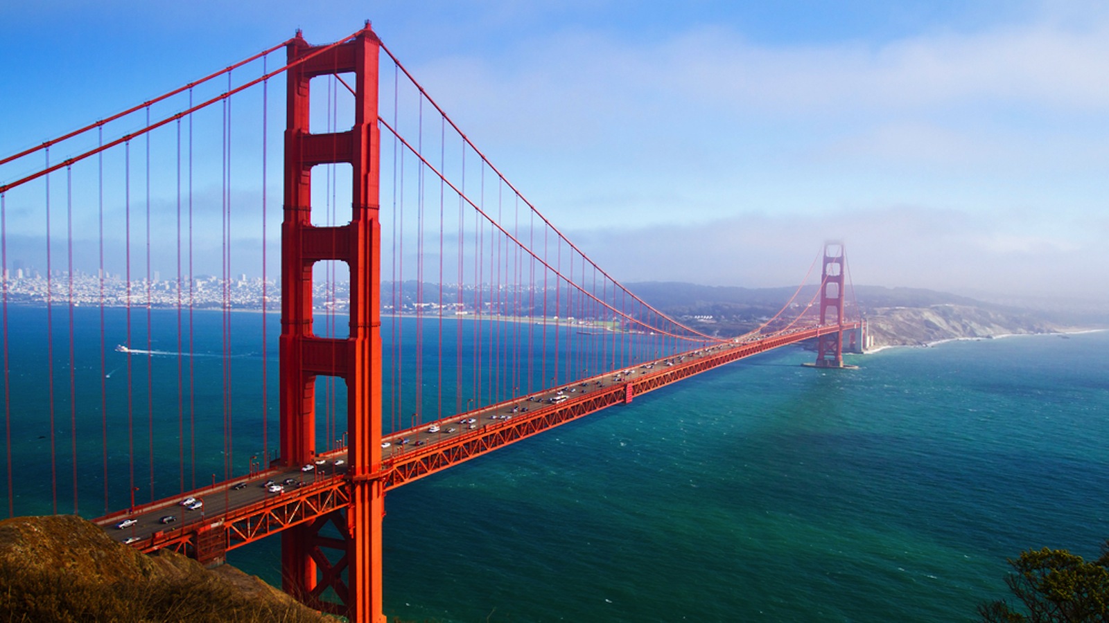 Cầu Cổng Vàng - biểu tương hùng vĩ của thành phố San Francisco. tour du lich he gia re 2019