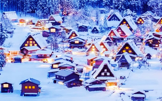 Trải nghiệm tuyết rơi ở làng Shirakawa trong tour du lịch Nhật Bản
