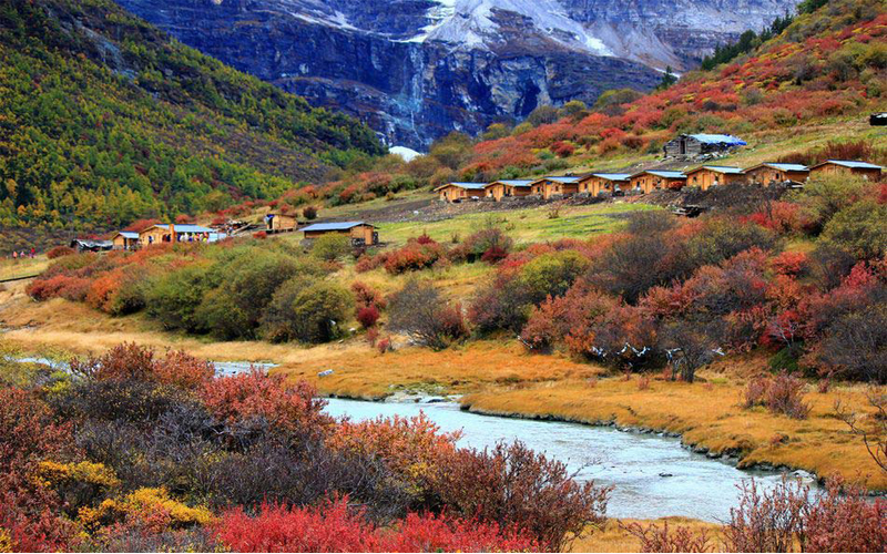 Thung lũng Danba mùa thu về trông thơ mộng hơn bao giờ hết