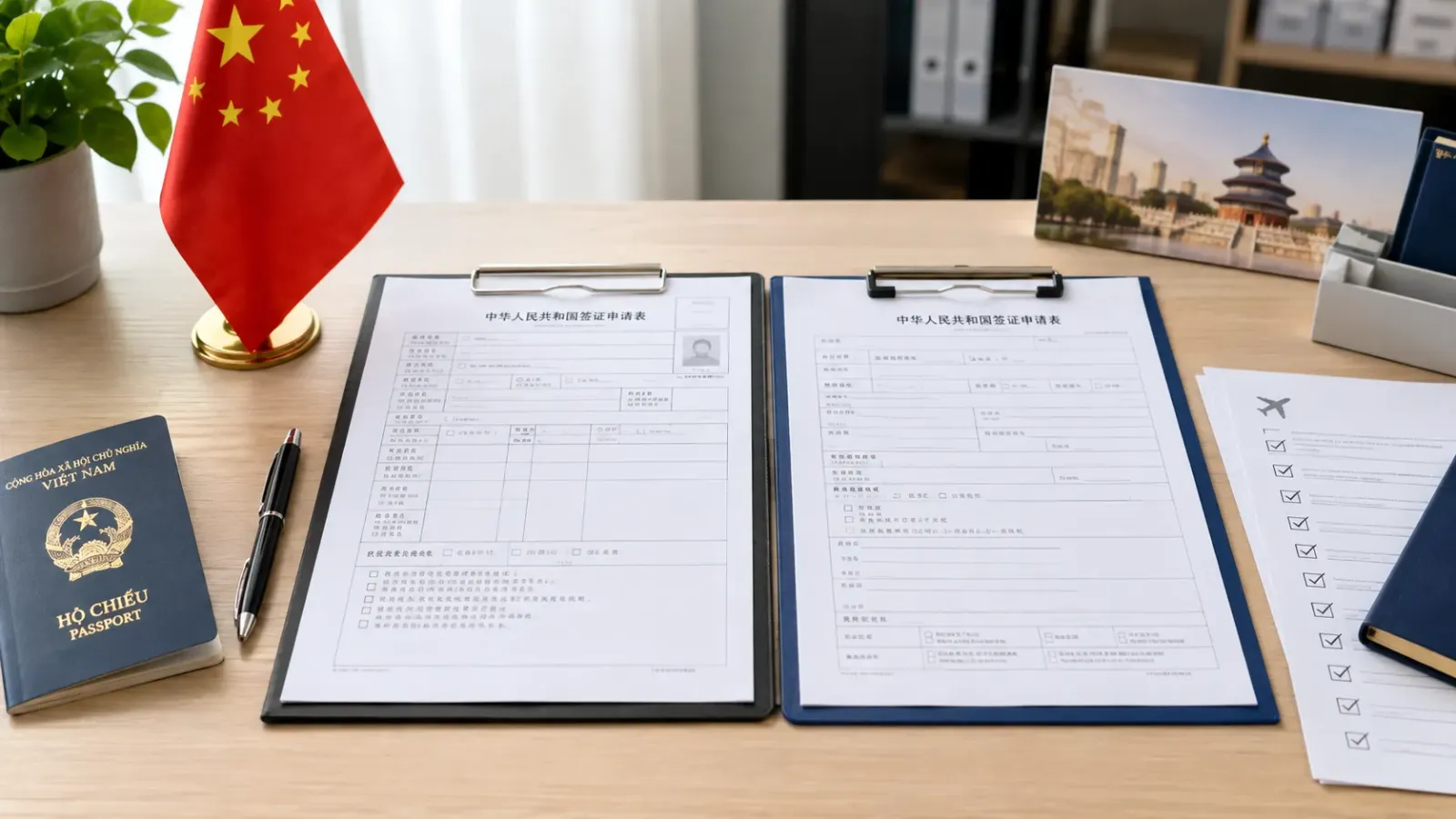 Phân biệt CT07 và CT08 trong hồ sơ visa Trung Quốc