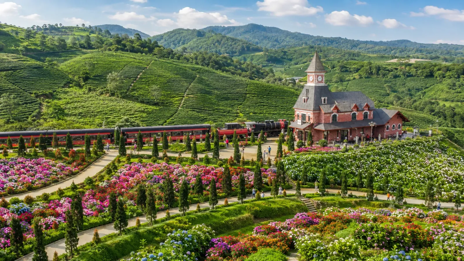 NovaDreams Royal Garden - Công viên cảnh quan tại Cầu Đất, Đà Lạt