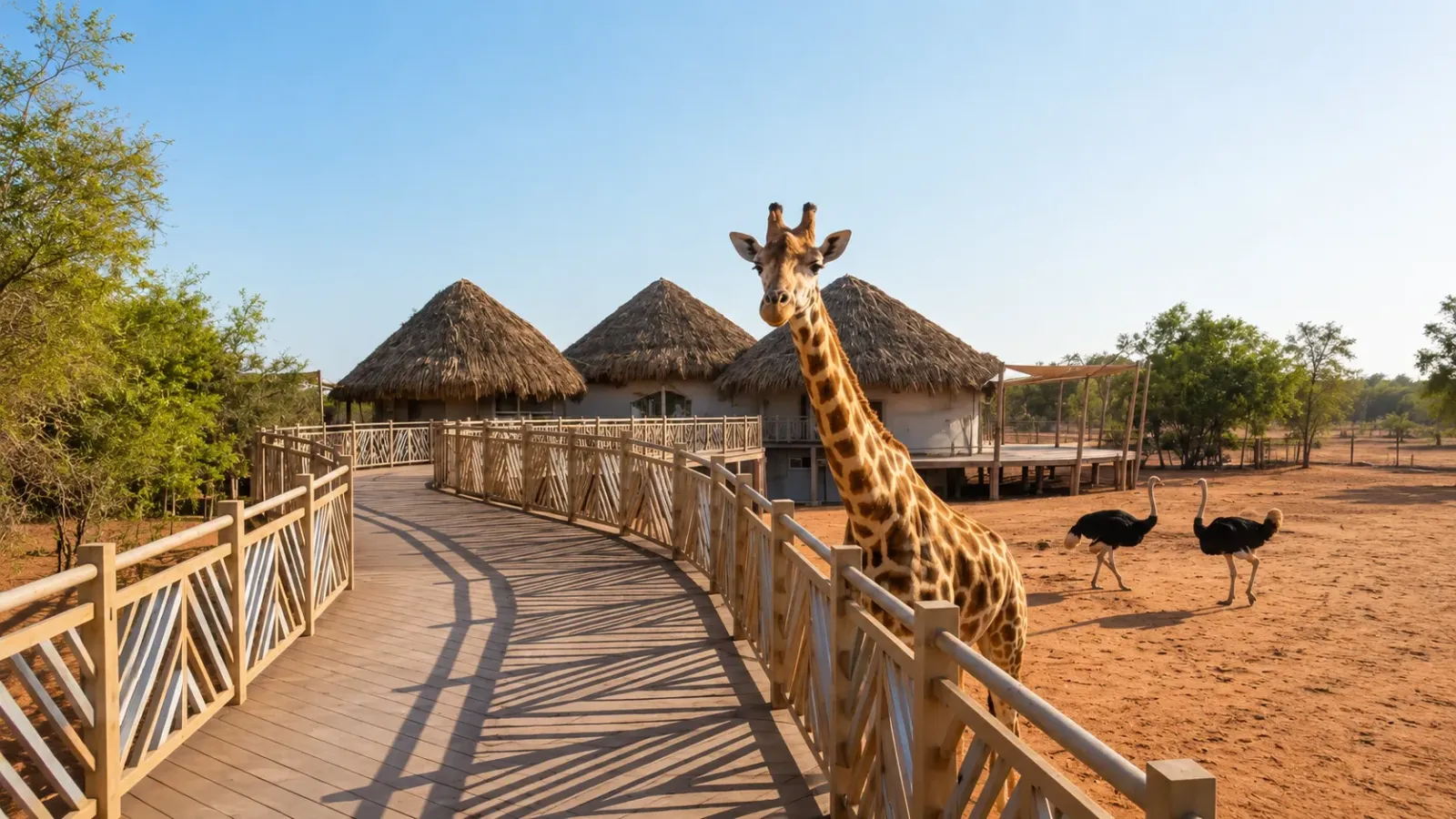 Giraffe Cafe tại NovaDreams Safari Cafe Phan Thiết