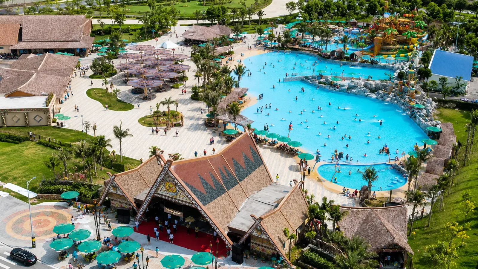 Khu vực Tropicana Park trong NovaWorld Hồ Tràm Bích Châu